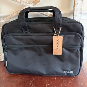 Ytonet 17” Laptop Bag Travel Briefcase with Organizer Expandable NWT